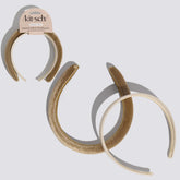 Cream & Camel Satin & Velvet Headbands
