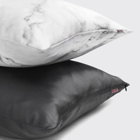 Satin Pillowcase in Charcoal 4 Pack