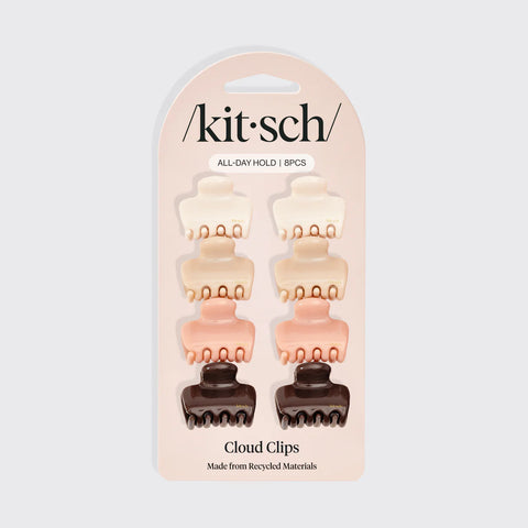 Rosewood Cloud Claw Clips 8pc Set - Mini