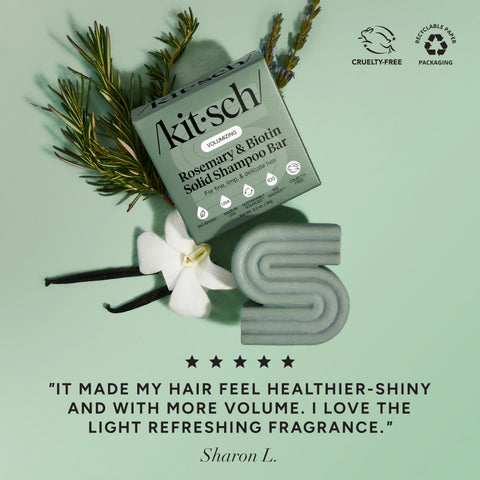 Rosemary & Biotin Volumizing Shampoo & Conditioner Bar Combo
