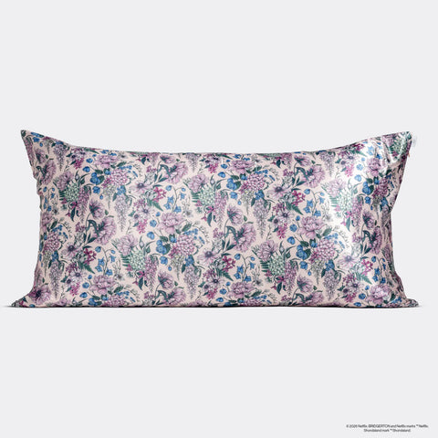 Bridgerton x Kitsch Satin Pillowcase in Wisteria 2 Pack - King