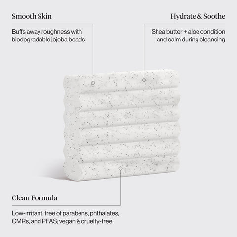 Jojoba Bead Exfoliating Body Wash Bar