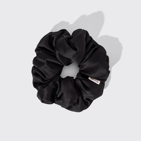 Black Satin Pillow Scrunchies® 4pc Set