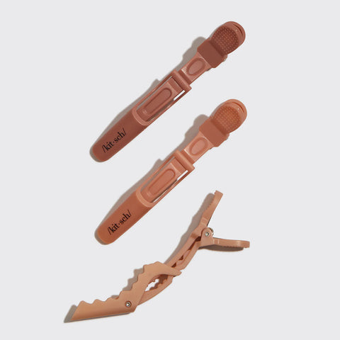 Multicolor No-Slip Crocodile Clips 3pc Set