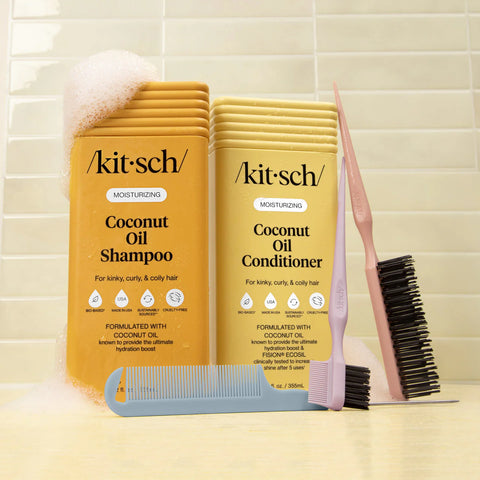 Coconut Oil Shampoo & Conditioner Combo for Dry Damaged Hair