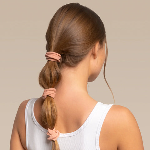 Blush Petal Hair Elastics