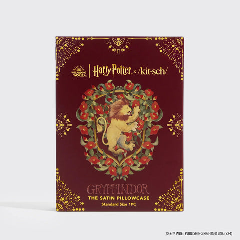 Kitsch x Harry Potter Satin Pillowcase in Gryffindor 2 Pack