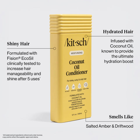 Coconut Oil Shampoo & Conditioner Combo for Dry Damaged Hair