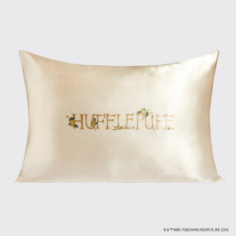 Kitsch x Harry Potter Satin Pillowcase in Hufflepuff