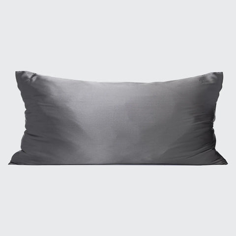 Satin Pillowcase in Charcoal 2 Pack - King